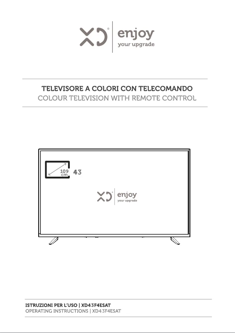 Image de la première page du manuel de l'appareil XD43F4ESAT