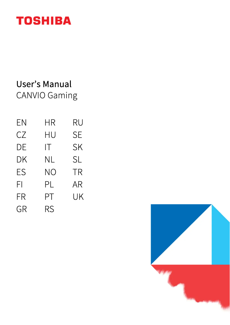 Image de la première page du manuel de l'appareil HDTX110EK3AA
