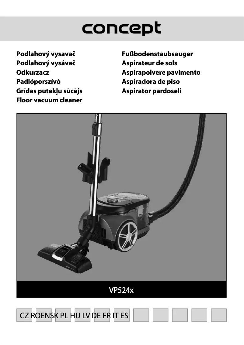 Page 1 of the manual User Manual Concept Radical VP5242