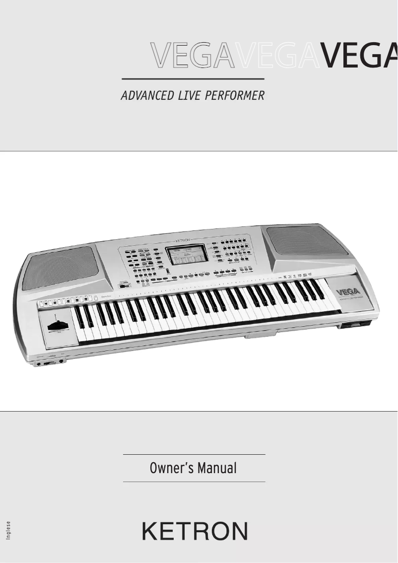 Image de la première page du manuel de l'appareil Vega