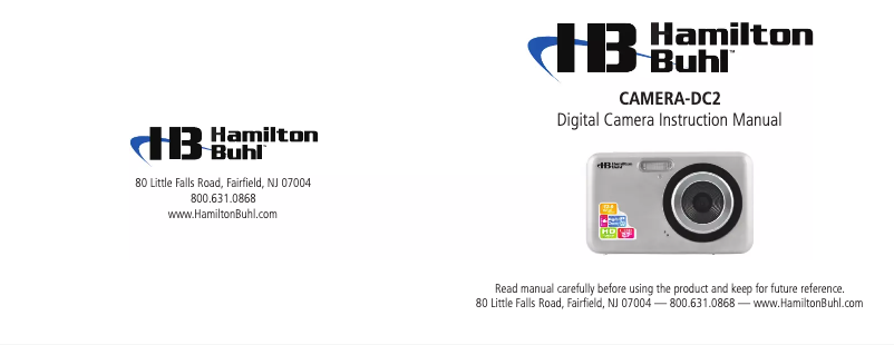Image de la première page du manuel de l'appareil CAMERA-DC2