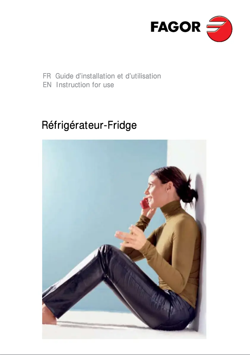 Image de la première page du manuel de l'appareil FFJ1650