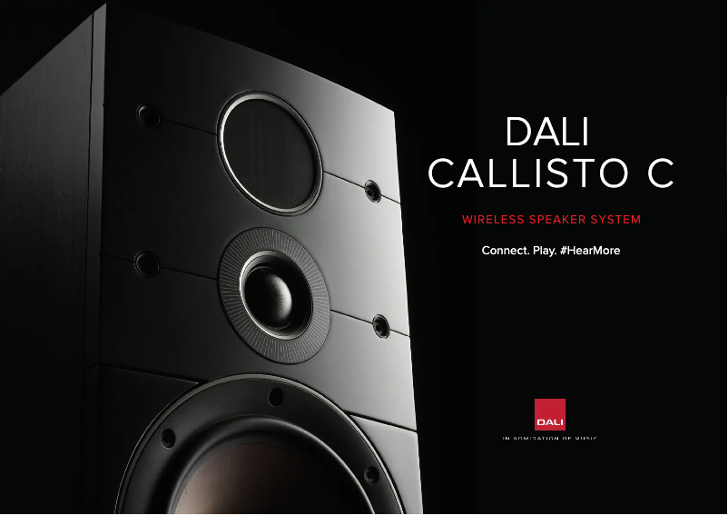 Page 1 de la notice Brochure Dali Callisto 2 C