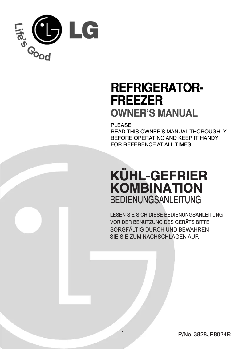 Image de la première page du manuel de l'appareil GN-U192S