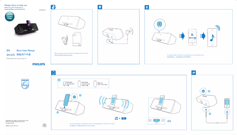 Image de la première page du manuel de l'appareil AD385