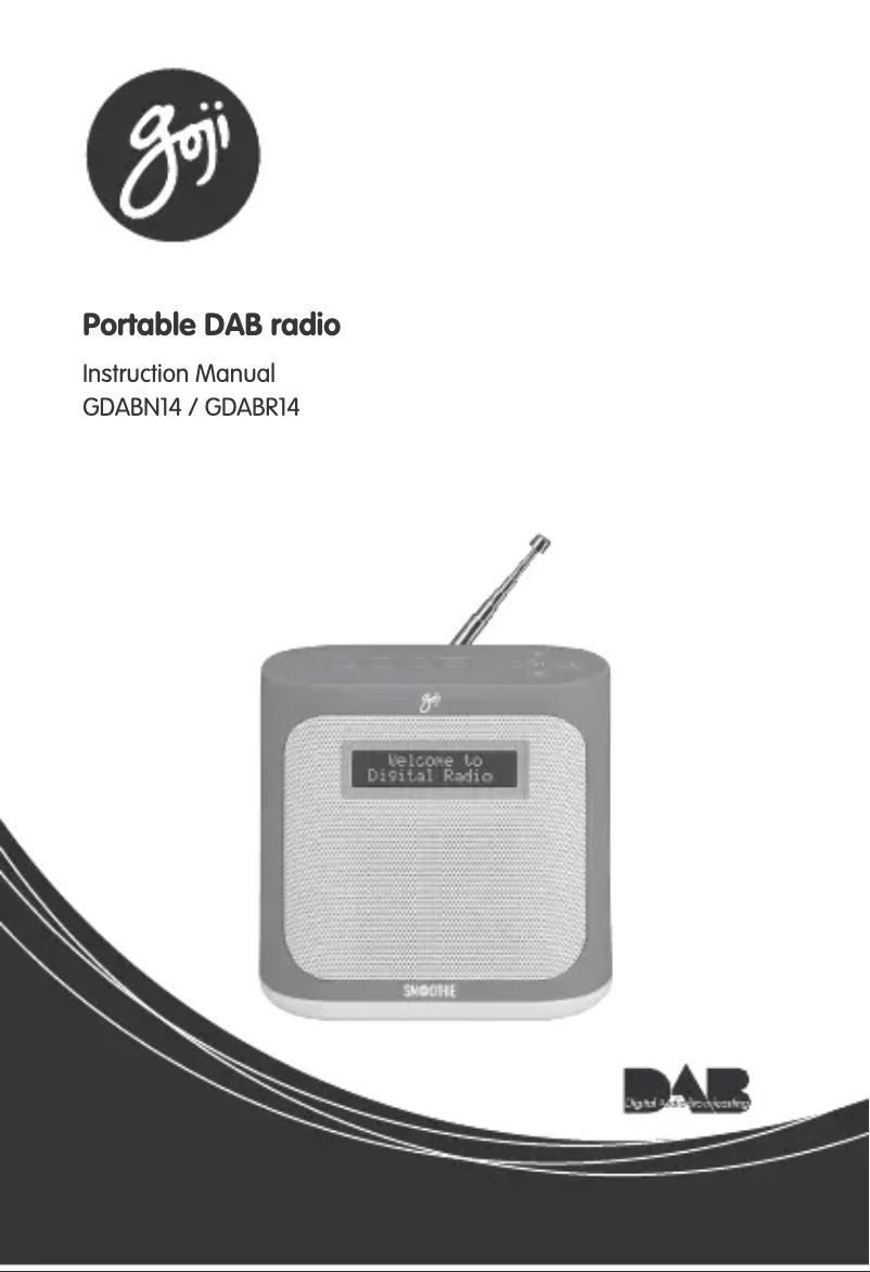 Página 1 del manual Manual de usuario Goji GDABN14