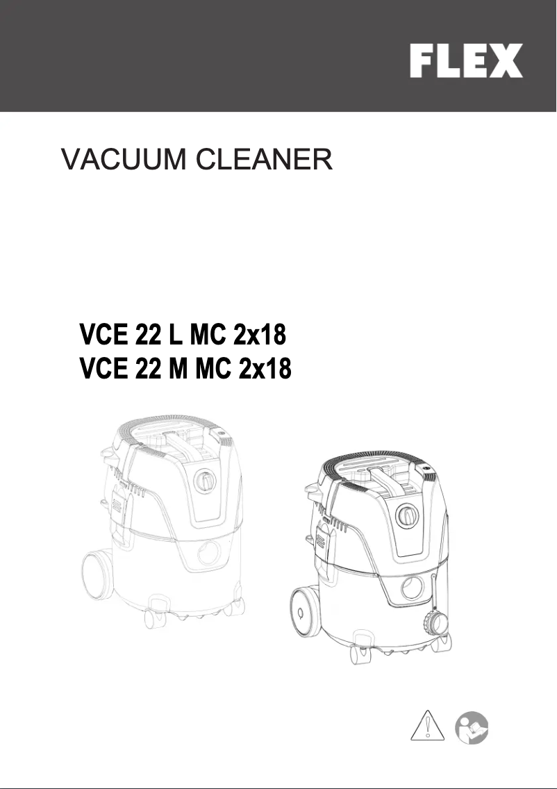 Page 1 de la notice Manuel utilisateur Flex VCE 22 L MC 2x18