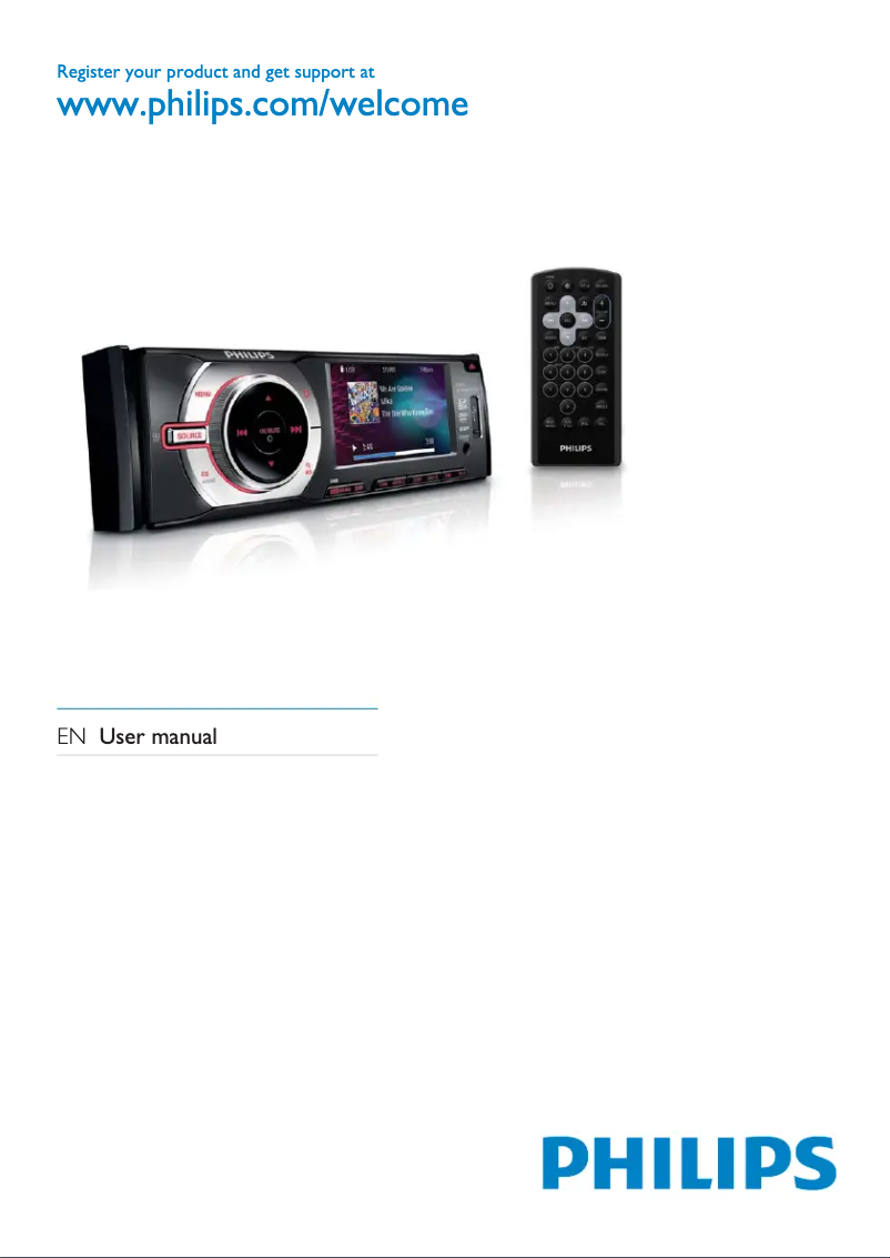 Image de la première page du manuel de l'appareil CarStudio CED229X