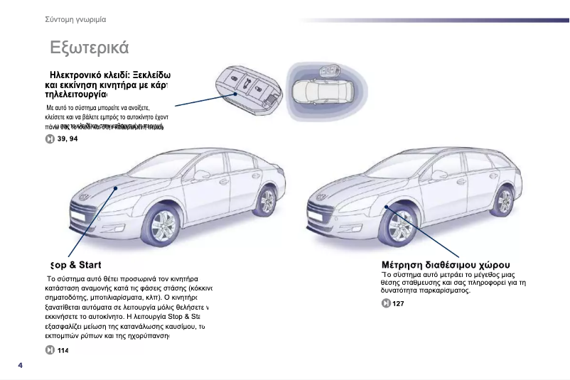 Page 1 de la notice Manuel utilisateur Peugeot 508 (2010)