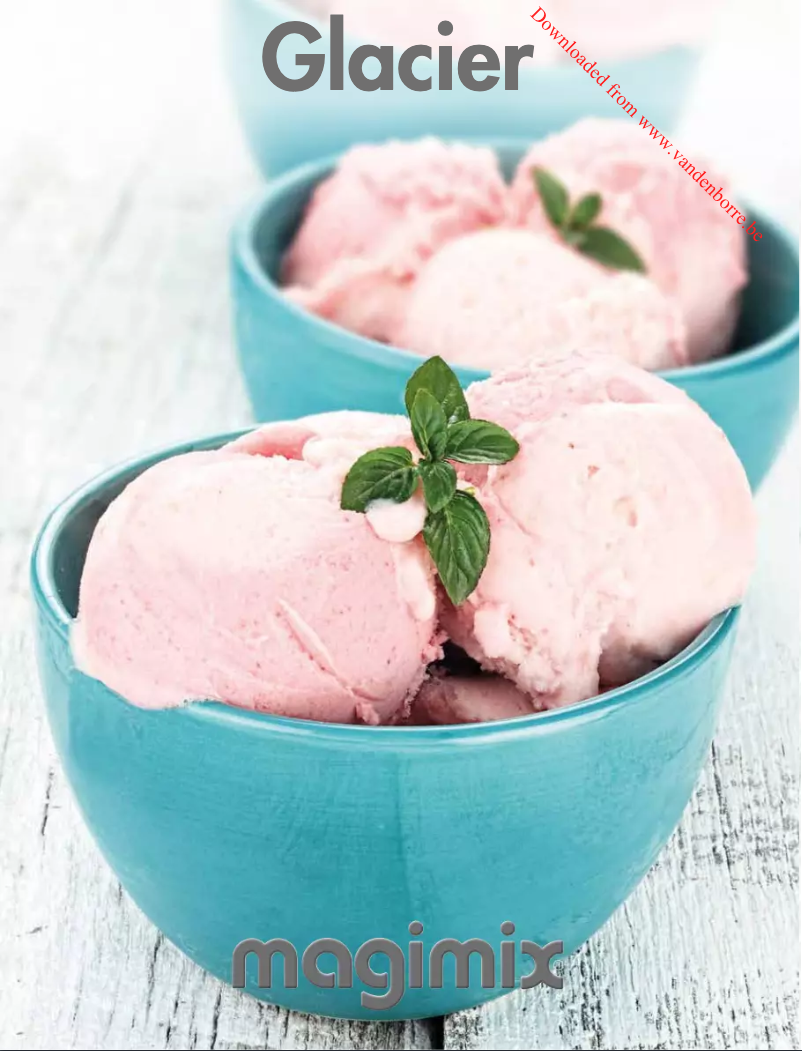 Page 1 de la notice Manuel utilisateur Magimix Glacier 11667