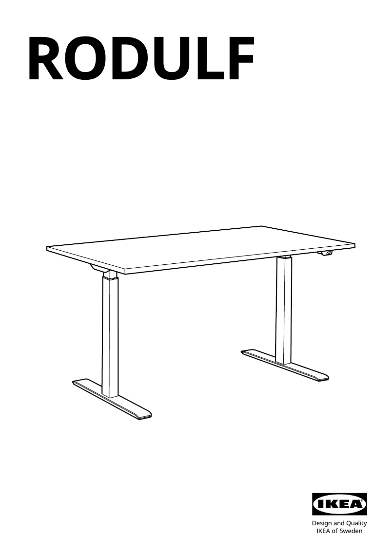 Page 1 de la notice Manuel utilisateur Ikea RODULF 304.973.72