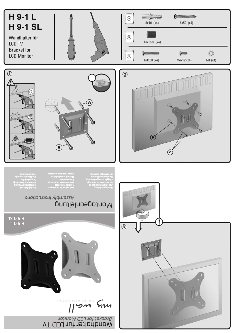 Image de la première page du manuel de l'appareil H 9-1 SL