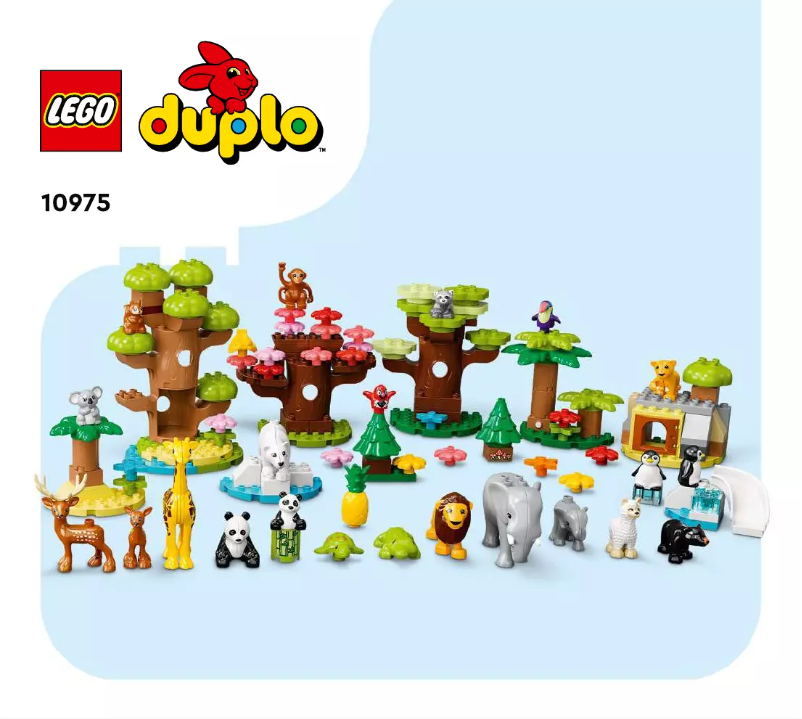 Page 1 de la notice Manuel utilisateur Lego Duplo 10975