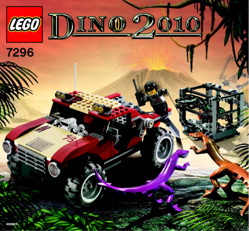 Page 1 of the manual User Manual Lego Dino 7296