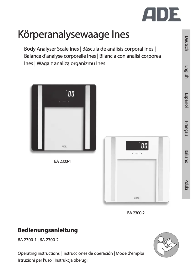 Image de la première page du manuel de l'appareil Ines BA2300-1
