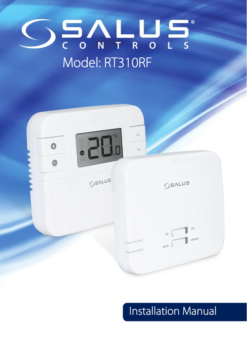 Page 1 de la notice Manuel utilisateur Salus RT310RF