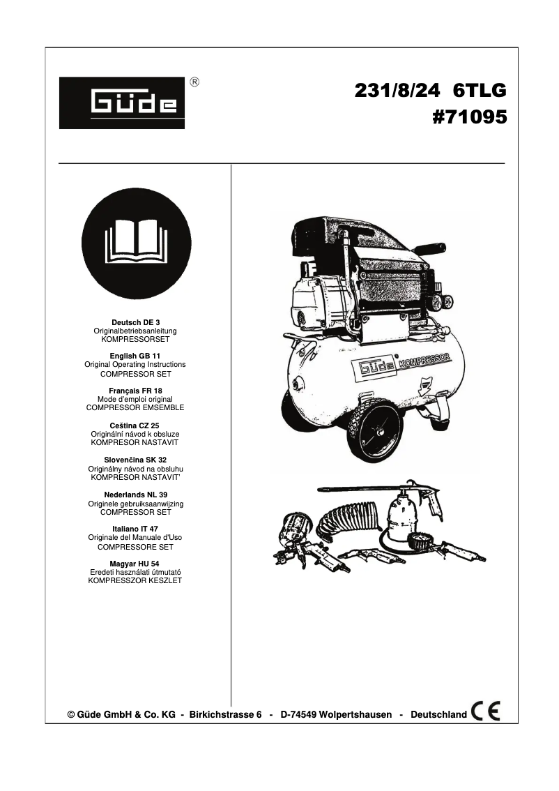 Image de la première page du manuel de l'appareil 231/8/24  6TLG