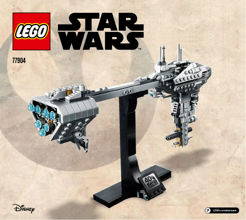 Page 1 de la notice Manuel utilisateur Lego Star Wars 77904