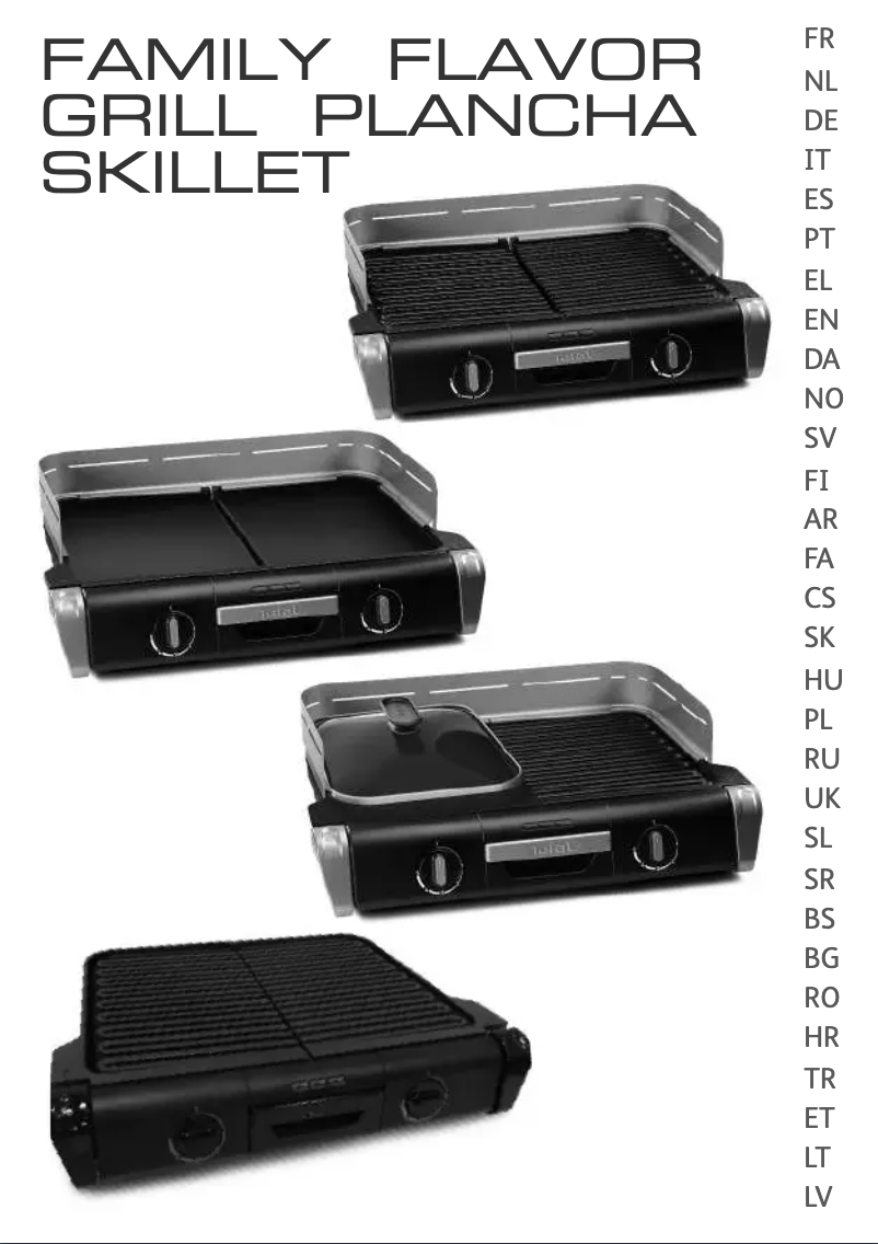 Page 1 de la notice Manuel utilisateur Tefal Family Flavor TG8008