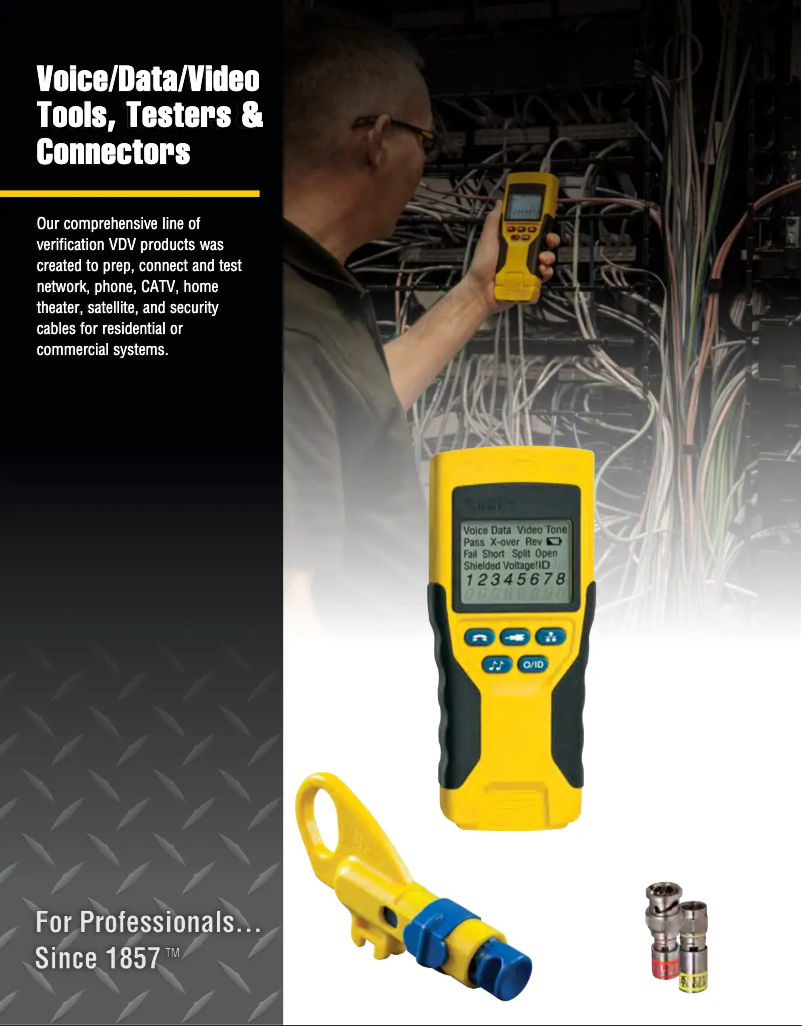 Página 1 del manual Folleto Klein Tools VDV526-054