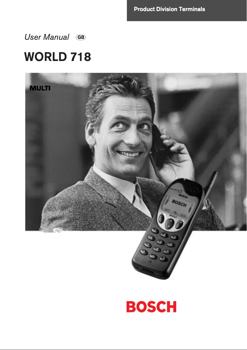 Image de la première page du manuel de l'appareil WORLD 718