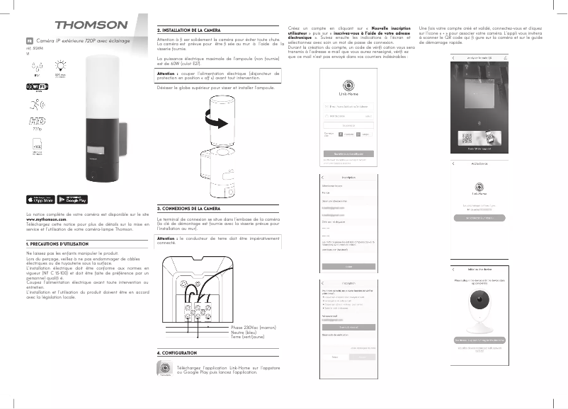 Page n°1 - Guide d'installation Thomson 512494