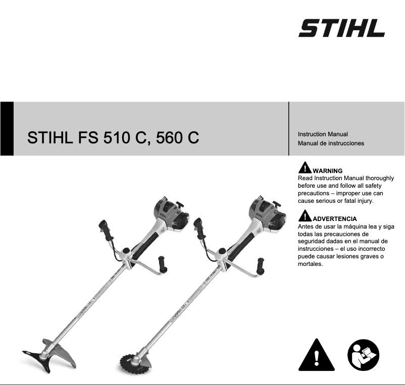 Page 1 de la notice Manuel utilisateur Stihl FS 510 C