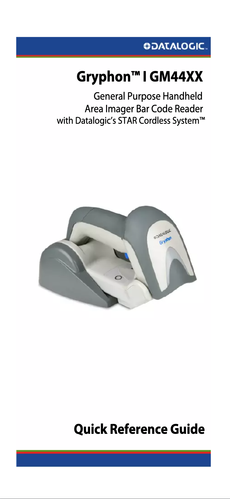 Image de la première page du manuel de l'appareil Gryphon GM4400