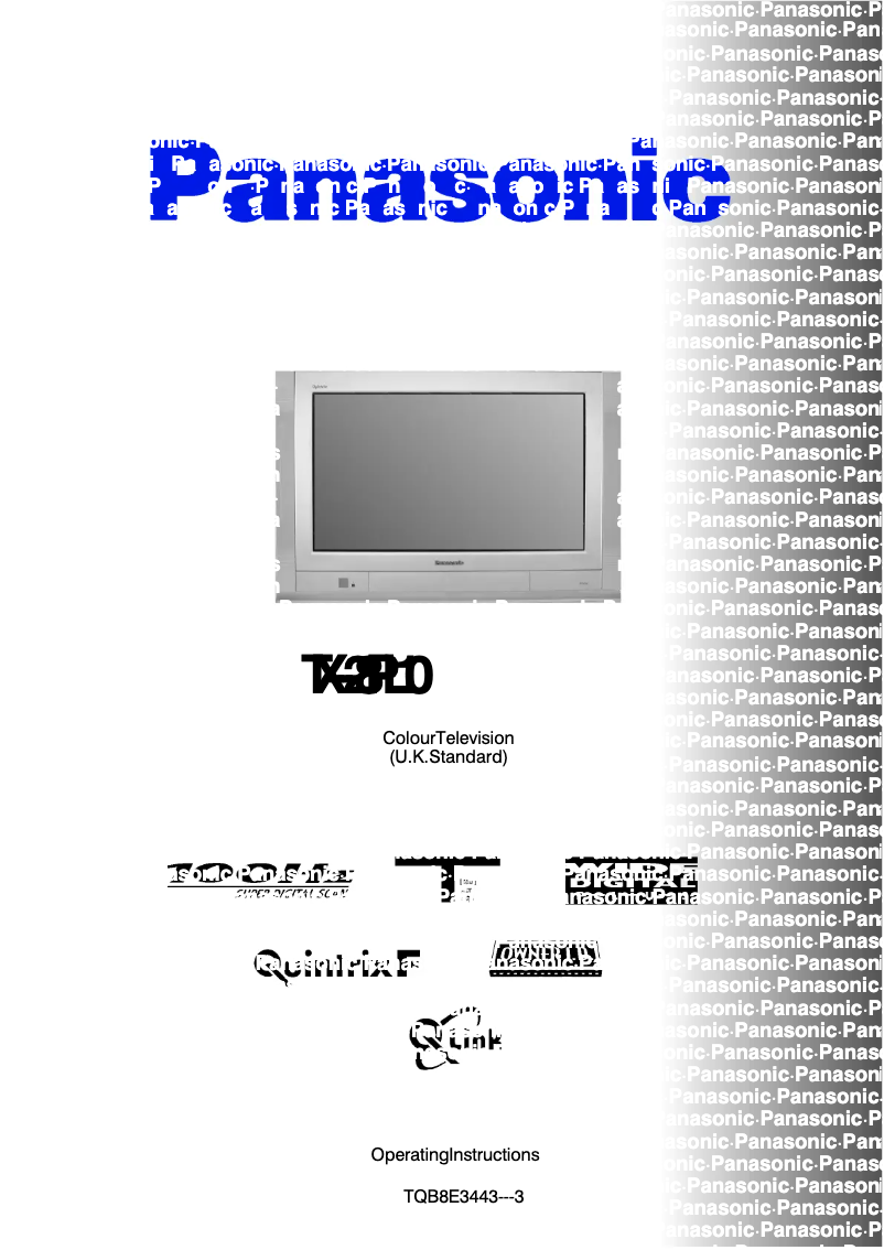 Page 1 de la notice Manuel utilisateur Panasonic TX-28PL10