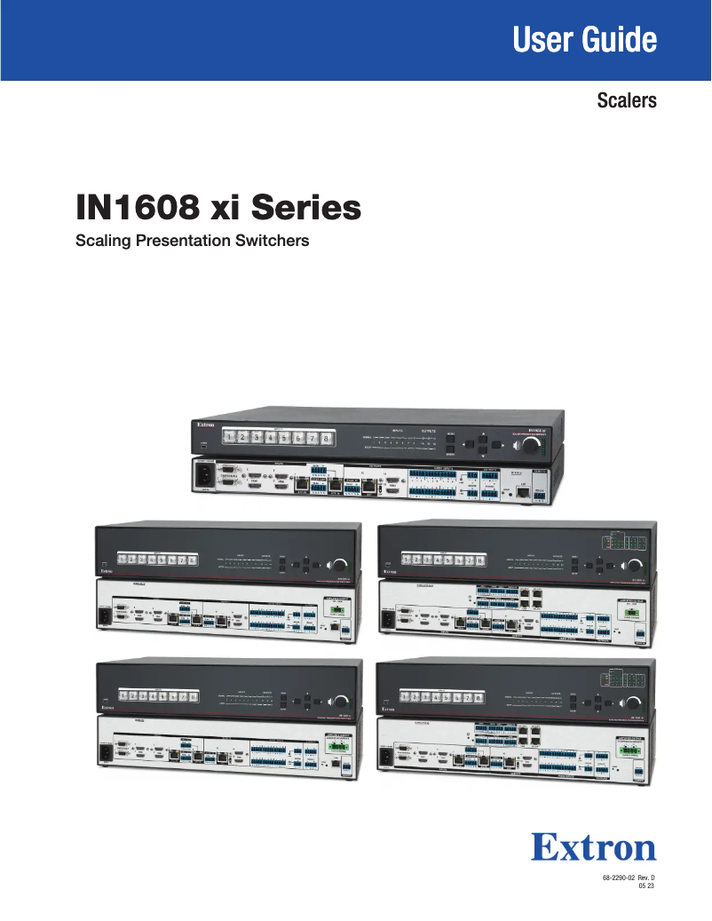 Image de la première page du manuel de l'appareil IN1608 XI