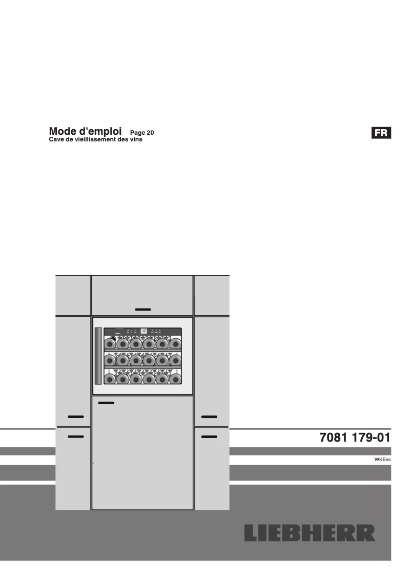 Page 1 de la notice Manuel utilisateur Liebherr WKEes 553 GrandCru