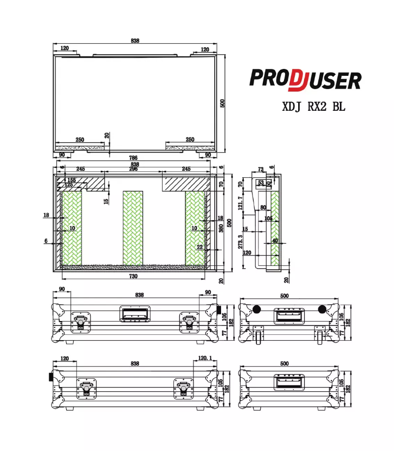 Image de la première page du manuel de l'appareil XDJ-RX2 Flightcase