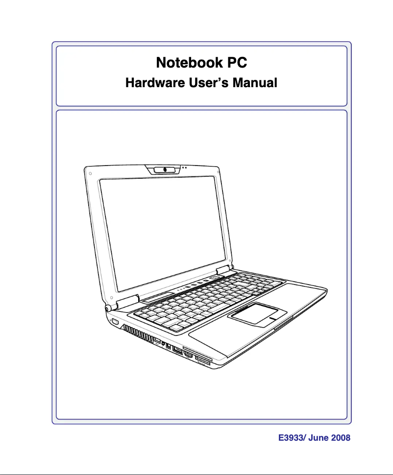 Page 1 de la notice Manuel utilisateur Asus ROG G50VT