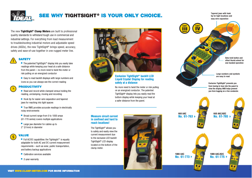 Page 1 de la notice Manuel utilisateur Ideal 61-765