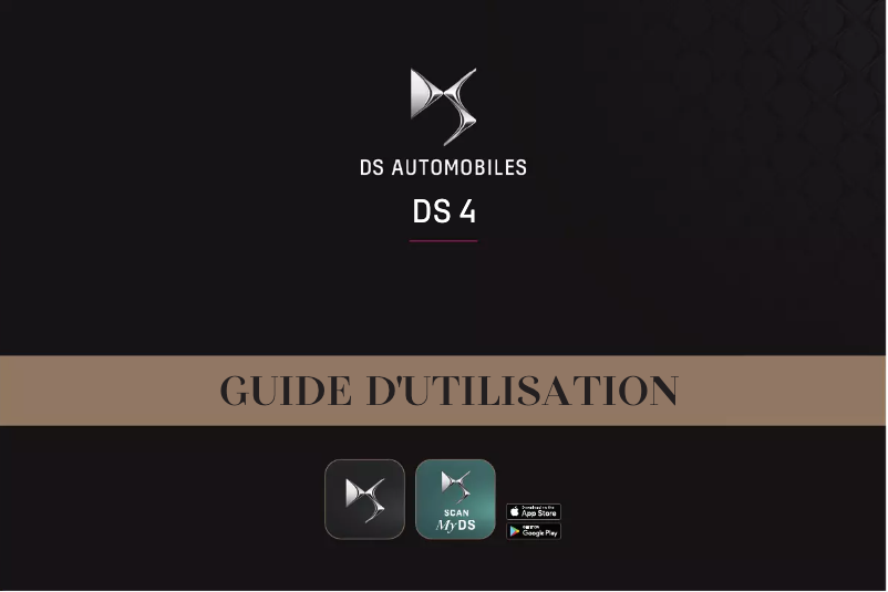 Page 1 de la notice Manuel utilisateur DS 4 (2022)