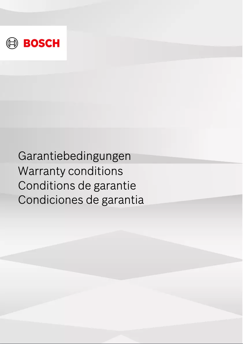 Page 1 de la notice Guide d'installation Bosch MCP72GPWGB