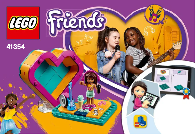 Page 1 de la notice Manuel utilisateur Lego Friends 41354