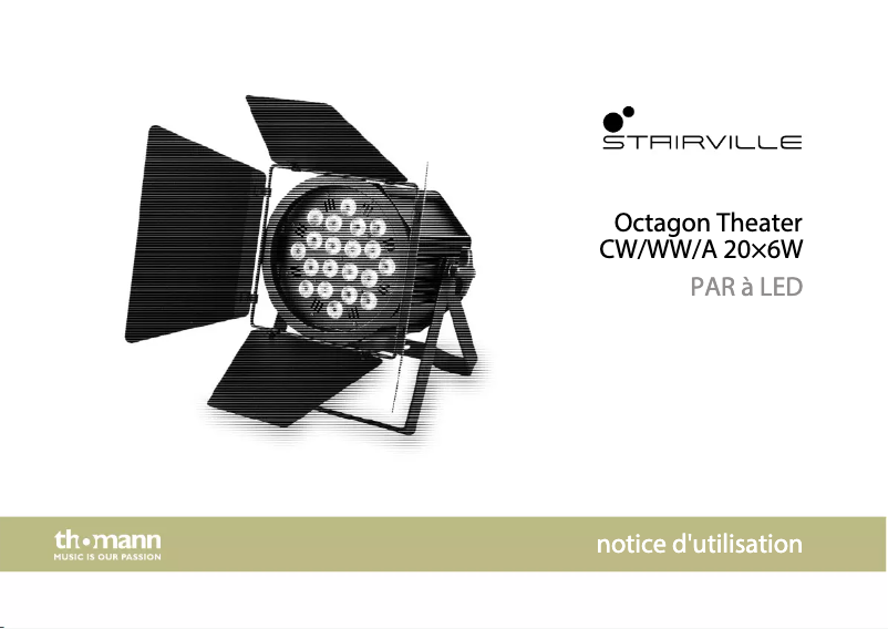Image de la première page du manuel de l'appareil Octagon Theater 20x6W