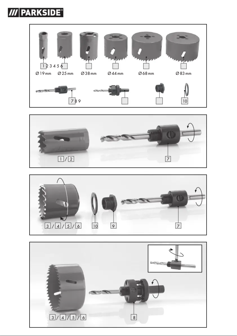 Page n°1 - Manuel utilisateur Parkside PLSS 9 A1