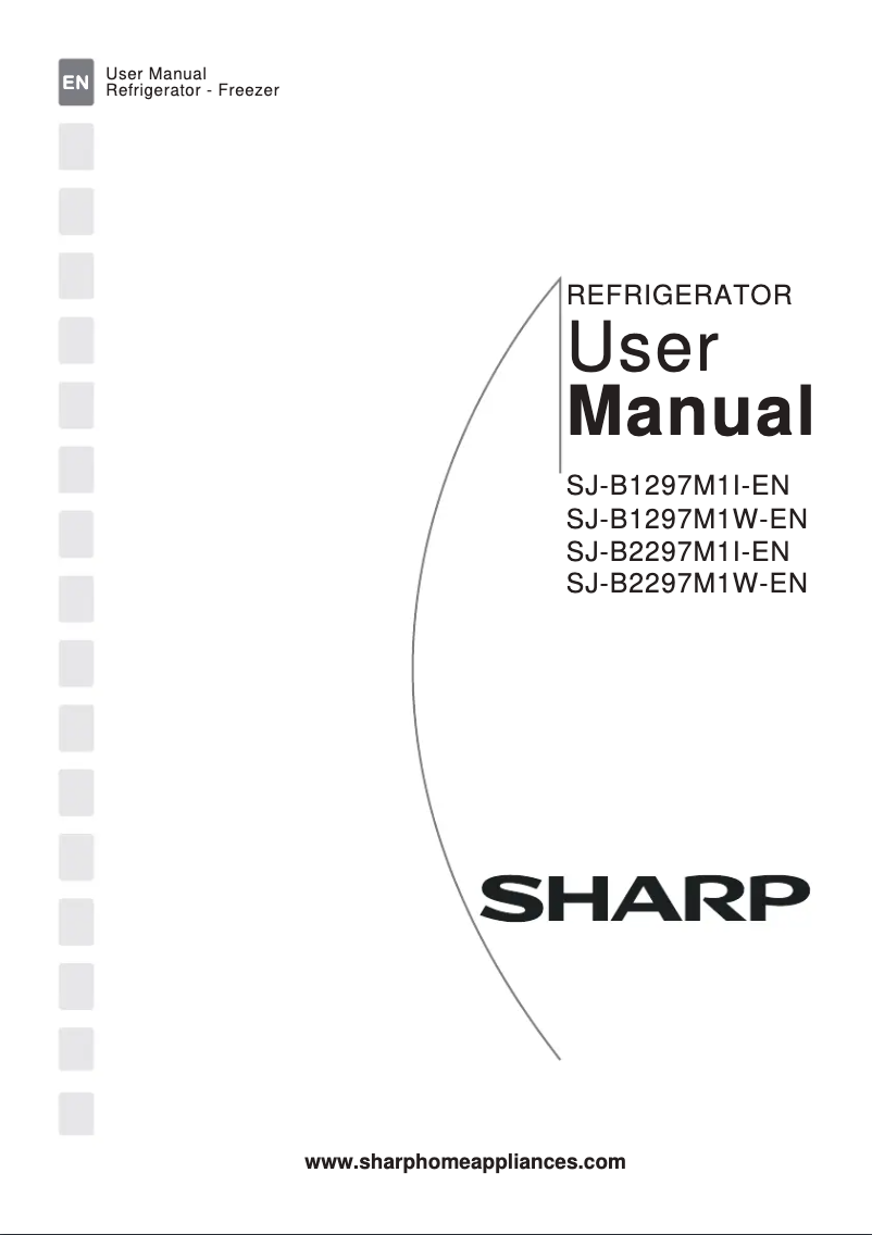 Page 1 de la notice Manuel utilisateur Sharp SJ-B1297M1I