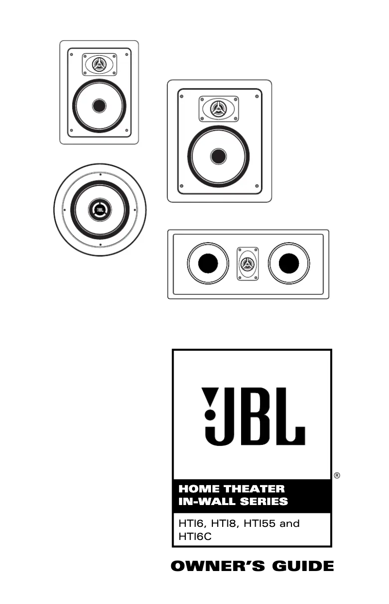 Page 1 de la notice Manuel utilisateur JBL HTI55