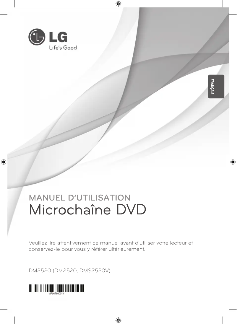 Image de la première page du manuel de l'appareil DM2520