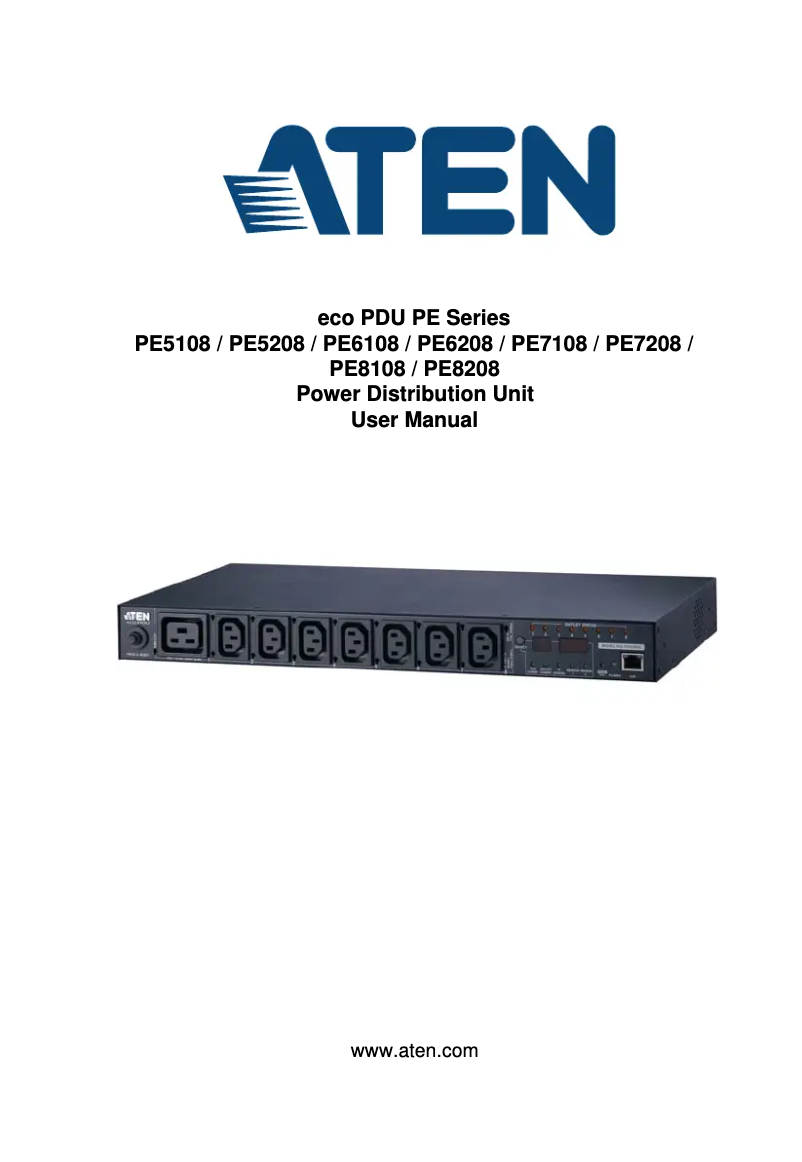 Page n°1 - Manuel utilisateur ATen PE7208G