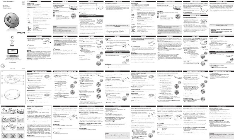 Page 1 de la notice Mode d'emploi Philips EXP2465