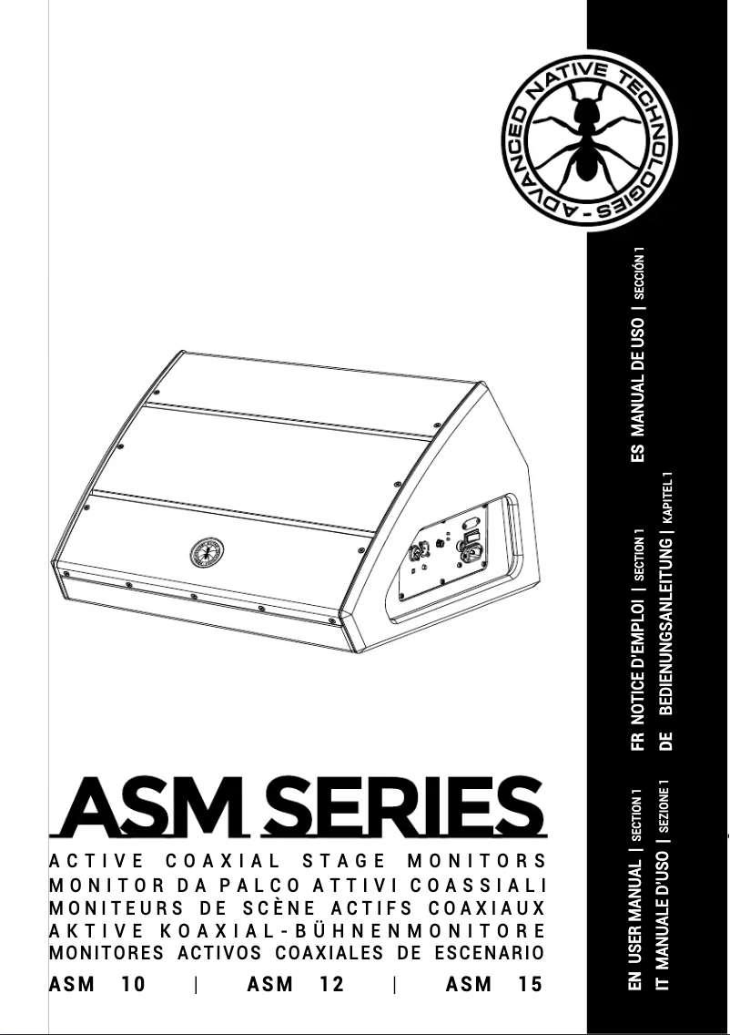Page n°1 - Manuel utilisateur ANT ASM 12
