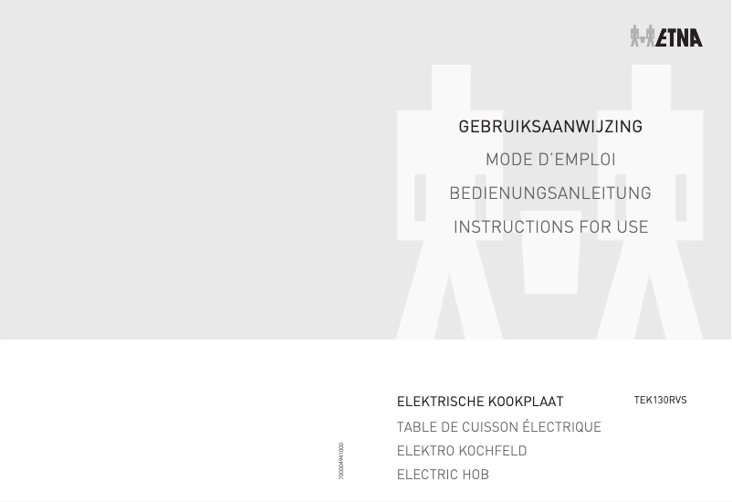 Page 1 de la notice Manuel utilisateur Etna TEK130RVS