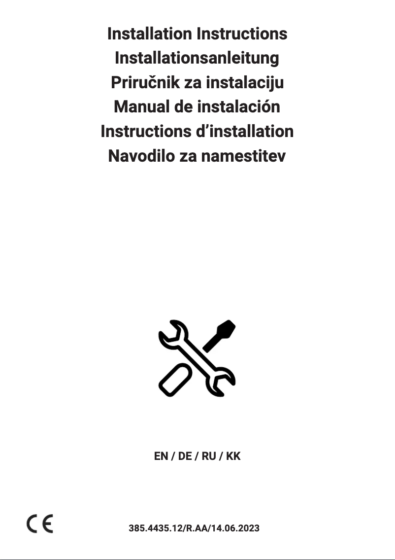 Page 1 de la notice Instructions / montage Grundig GEBM19301BC