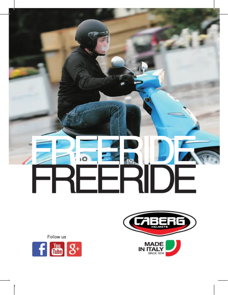 Page n°1 - Manuel utilisateur Caberg Freeride