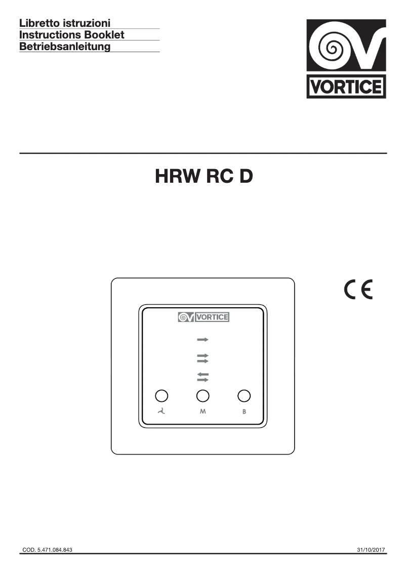 Image de la première page du manuel de l'appareil HRW 20 Mono D