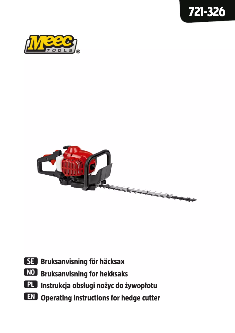 Page n°1 - Manuel utilisateur Meec Tools 721-326